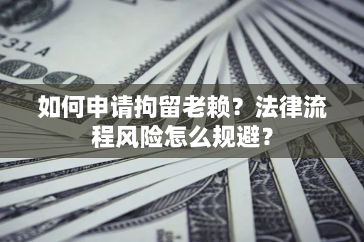 北京如何申请拘留老赖？法律流程风险怎么规避？