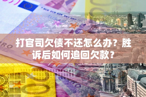 北京打官司欠债不还怎么办？胜诉后如何追回欠款？