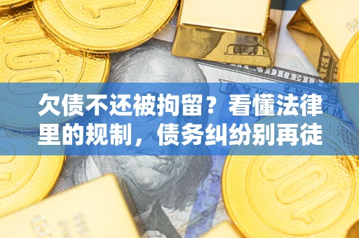 北京欠债不还被拘留？看懂法律里的规制，债务纠纷别再徒劳奔波