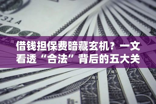 北京借钱担保费暗藏玄机？一文看透“合法”背后的五大关键陷阱