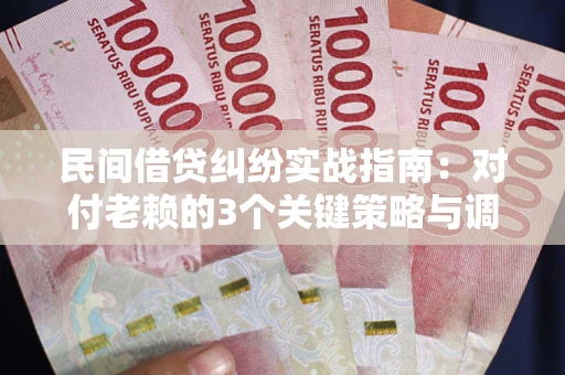 北京民间借贷纠纷实战指南：对付老赖的3个关键策略与调解盲区解析