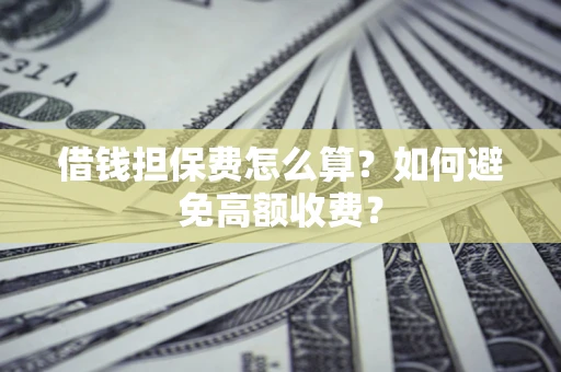 北京借钱担保费怎么算？如何避免高额收费？