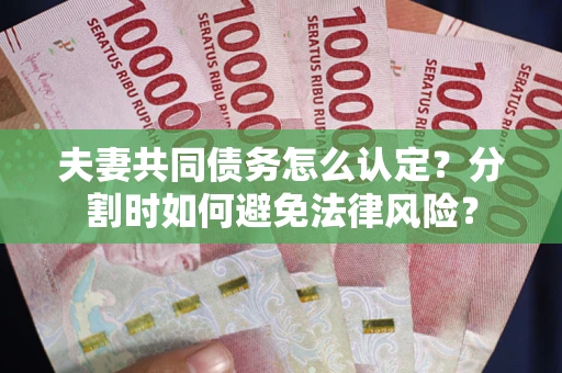 北京夫妻共同债务怎么认定？分割时如何避免法律风险？